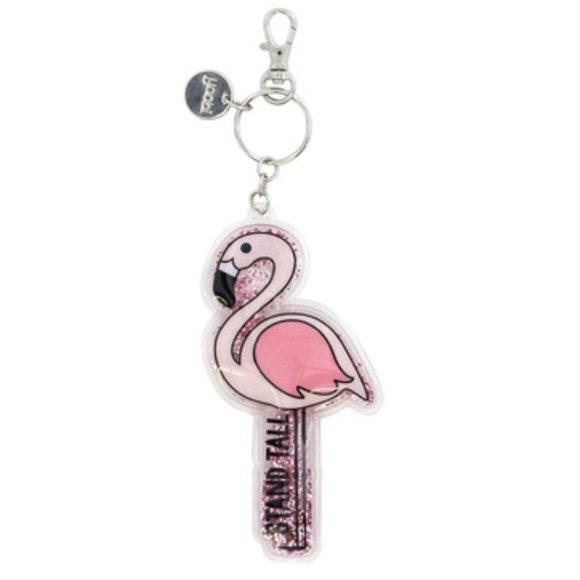 LOT of Glitter Sequin Pencil Cases/Pouches & Keychain- Pink & Rainbow NWT & Used - Picture 3 of 7